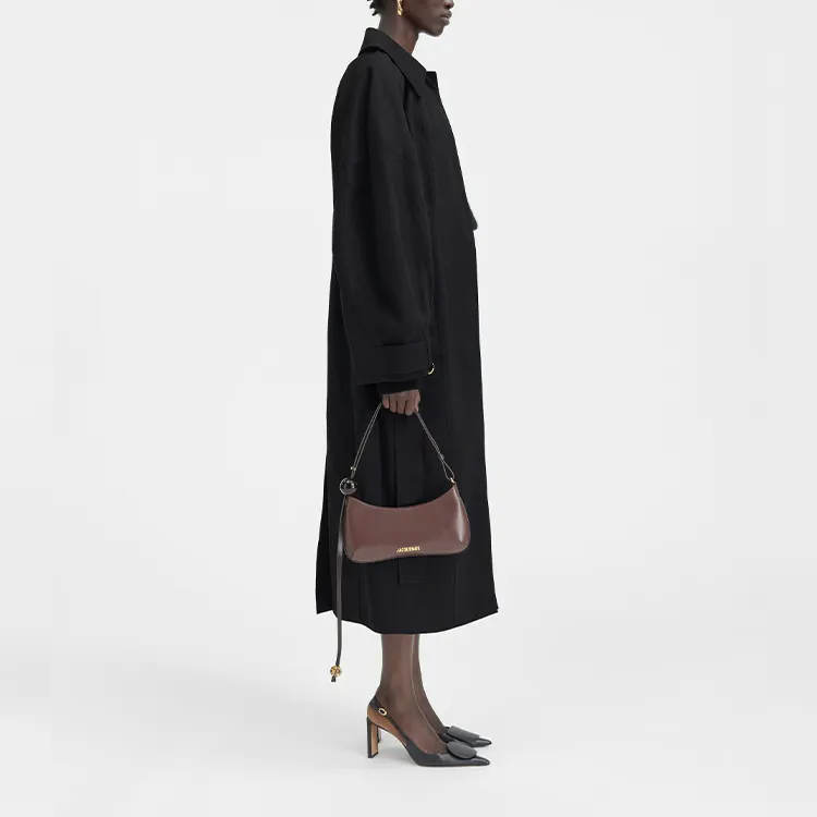Jacquemus Trench Coat Women's Black-3