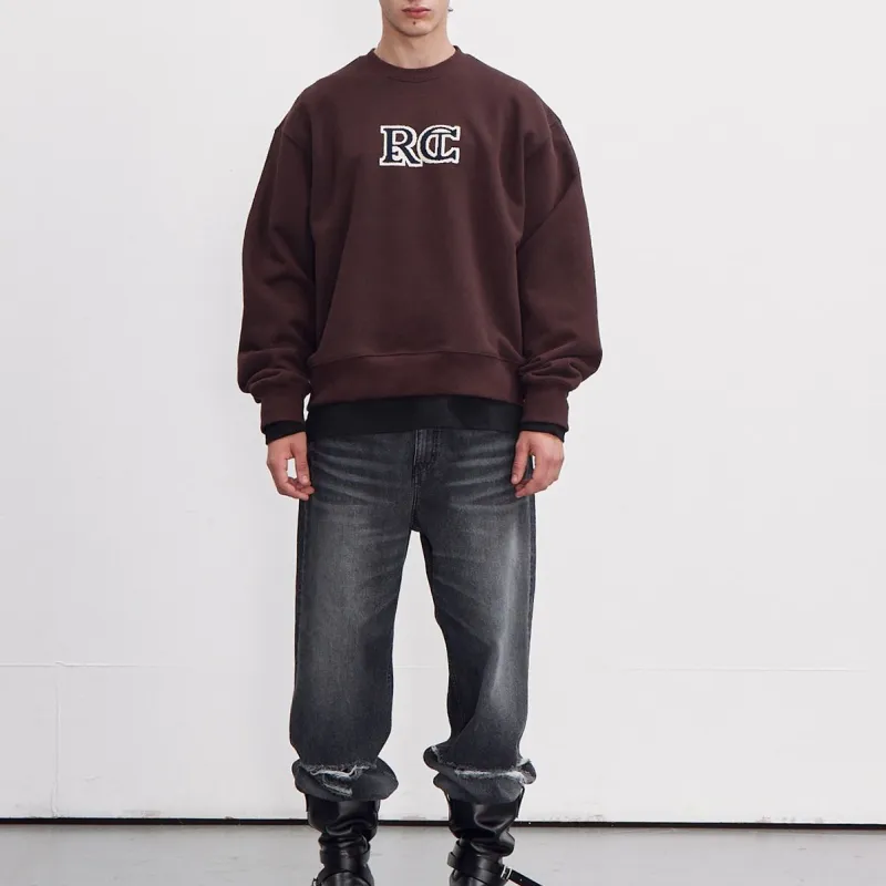 RECTO Sweatshirt Men's Vintage Brown-2