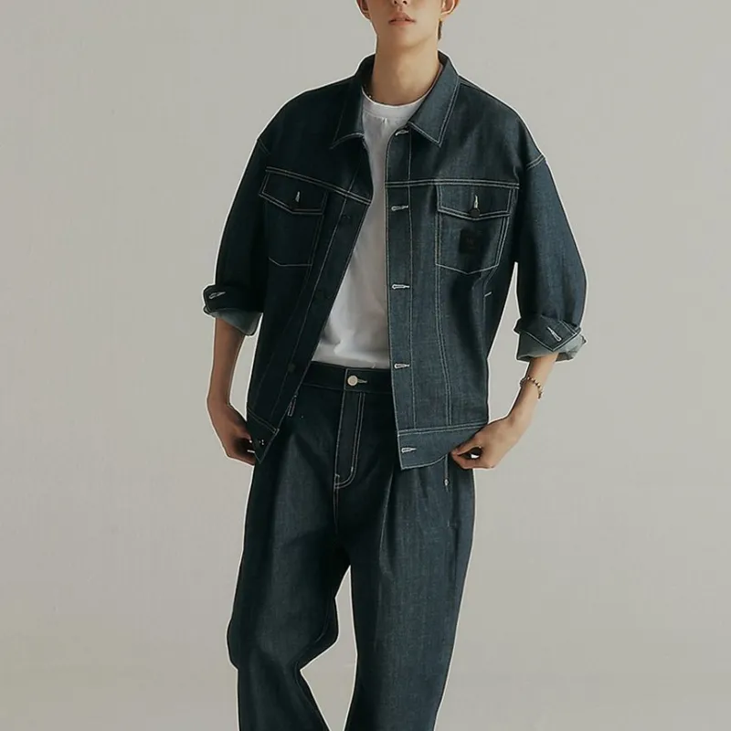 LIFEWORK HIDEAWAY SS23 Denim Jacket Unisex Blue-5