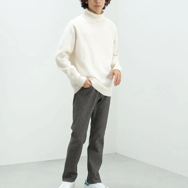 Beams HEART Sweater Men's Natural Color-3