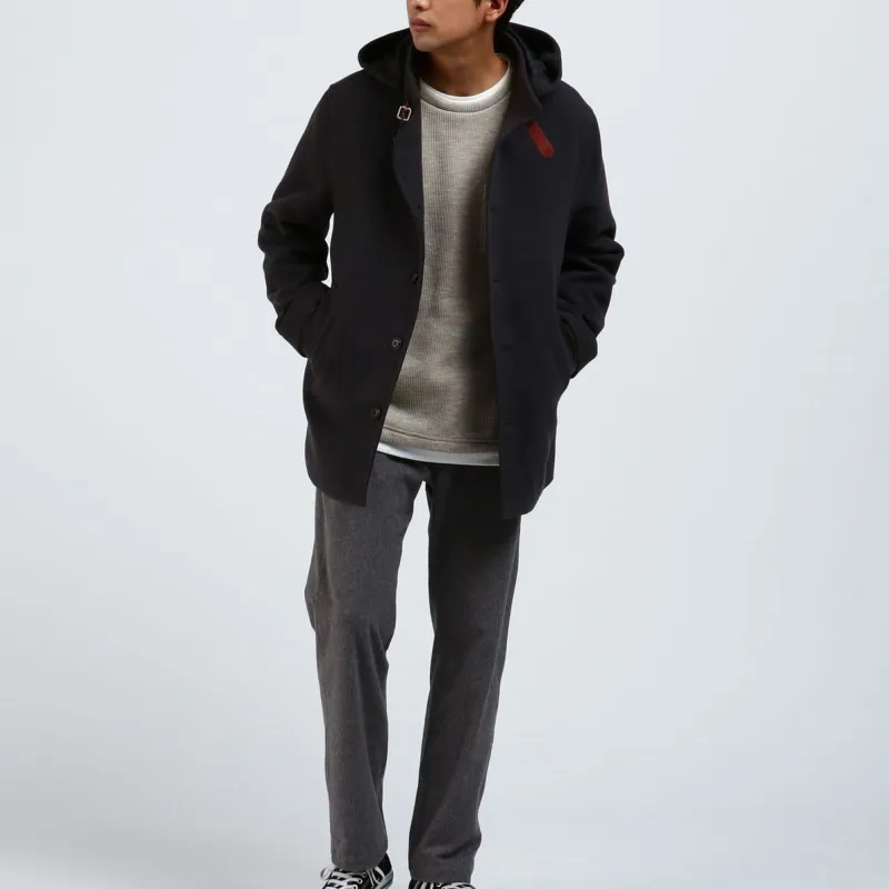 Beams HEART Coat Men's Charcoal Gray-3