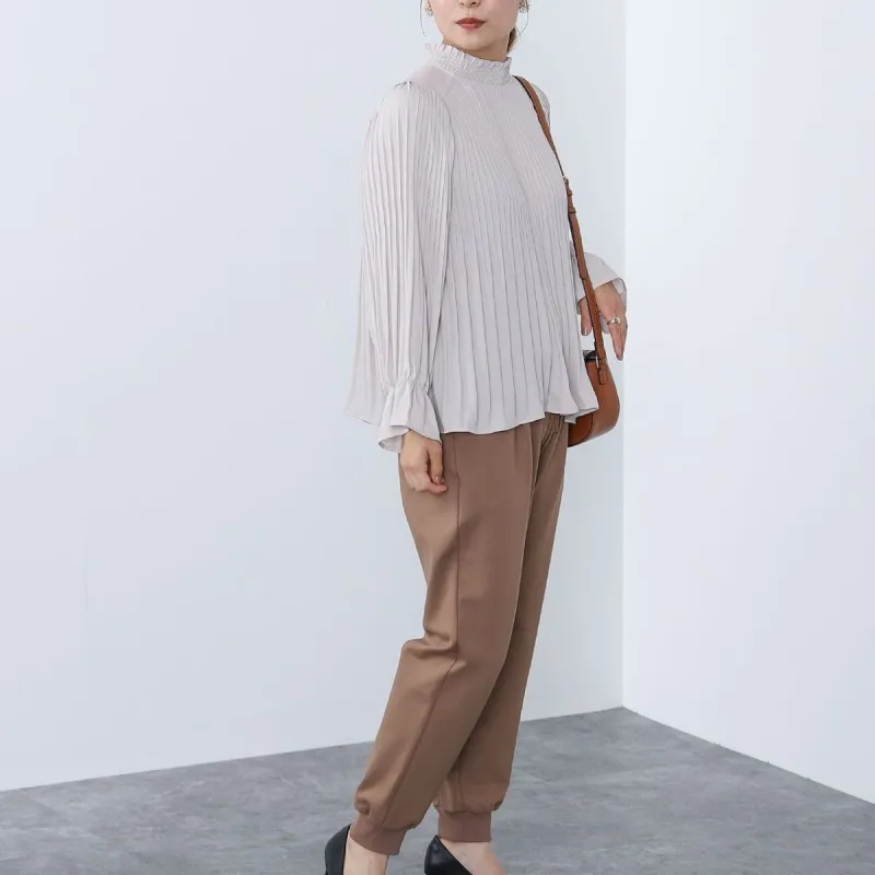 Beams HEAR Casual Pants Women's Light Brown-3