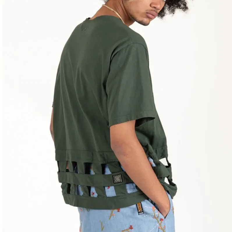 Kapital 20 / -Jersey Windowpane T-Shirt-6