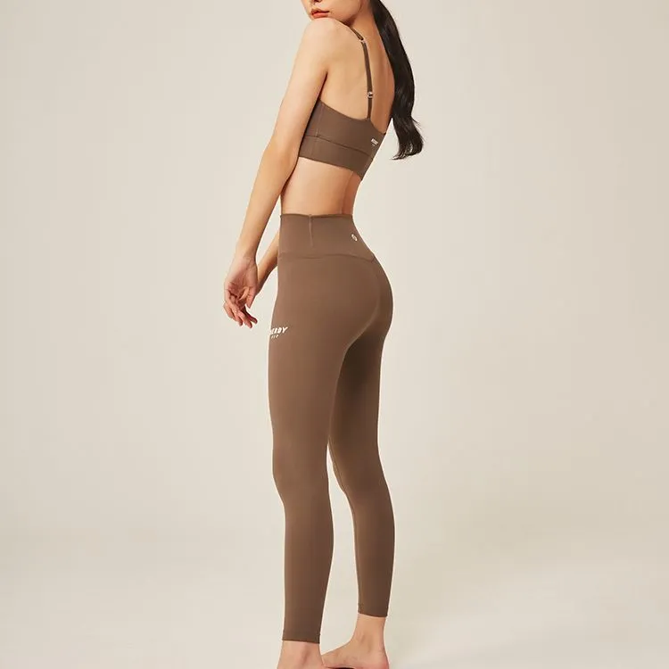 Nerdy Leggings Women's Brown-3