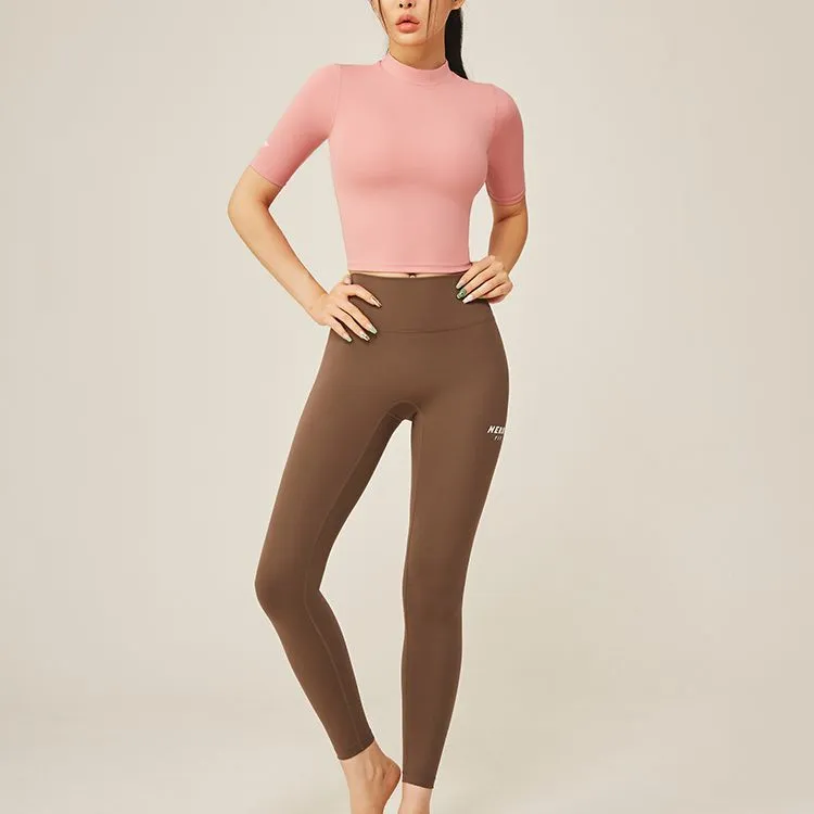 Nerdy Leggings Women's Brown-2