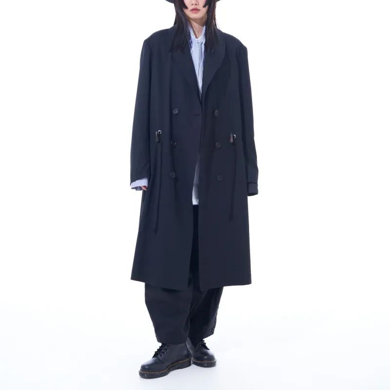 Yohji Yamamoto SS24 S'YTE Coats Unisex Black-5