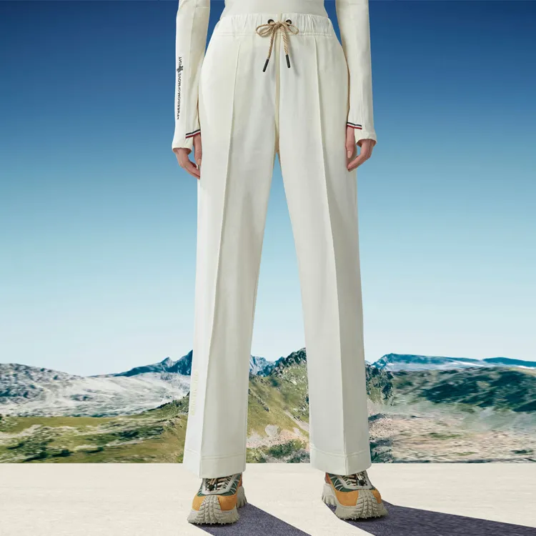 Moncler Logo Embroidered Drawstring Pants-3