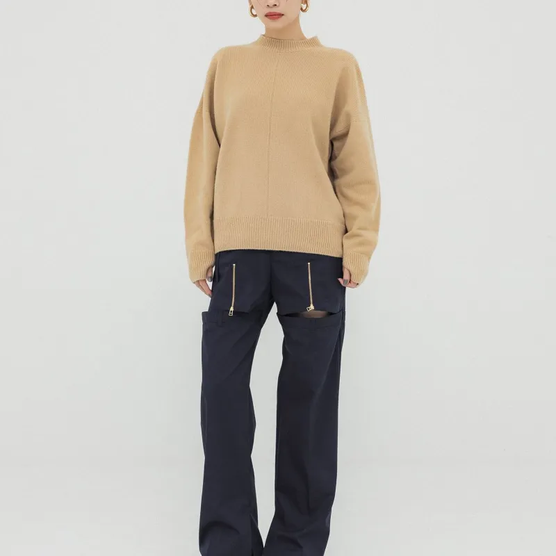 UNITED TOKYO Sweater Women's Light Brown-2