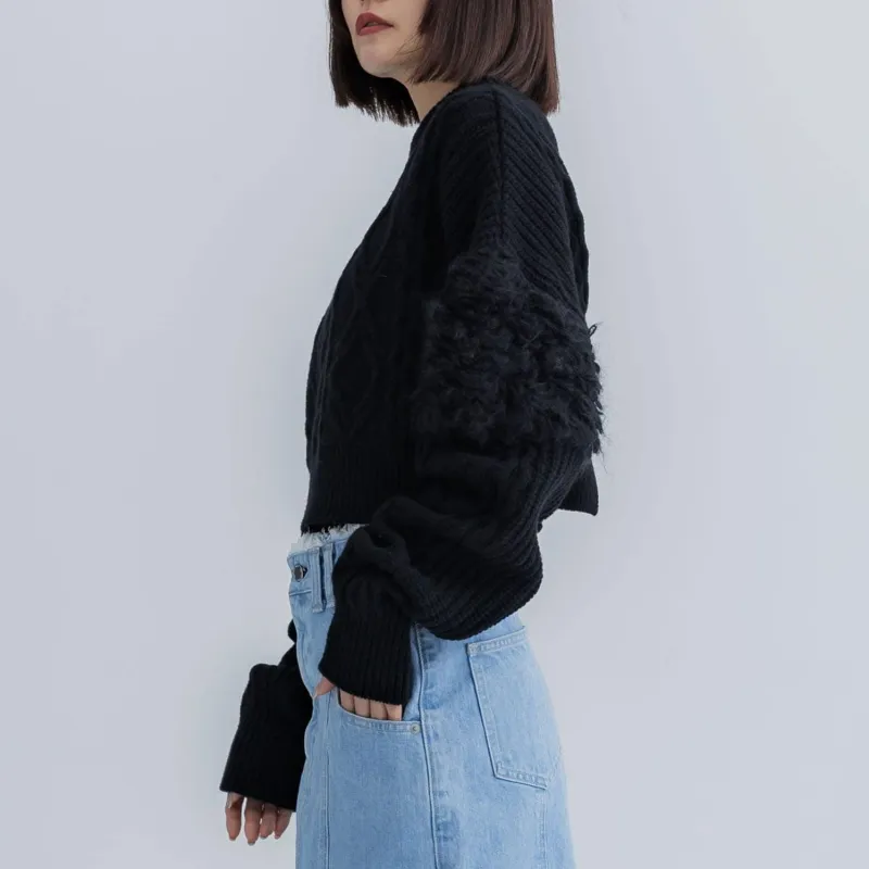 UNITED TOKYO Sweater Women's Black-3