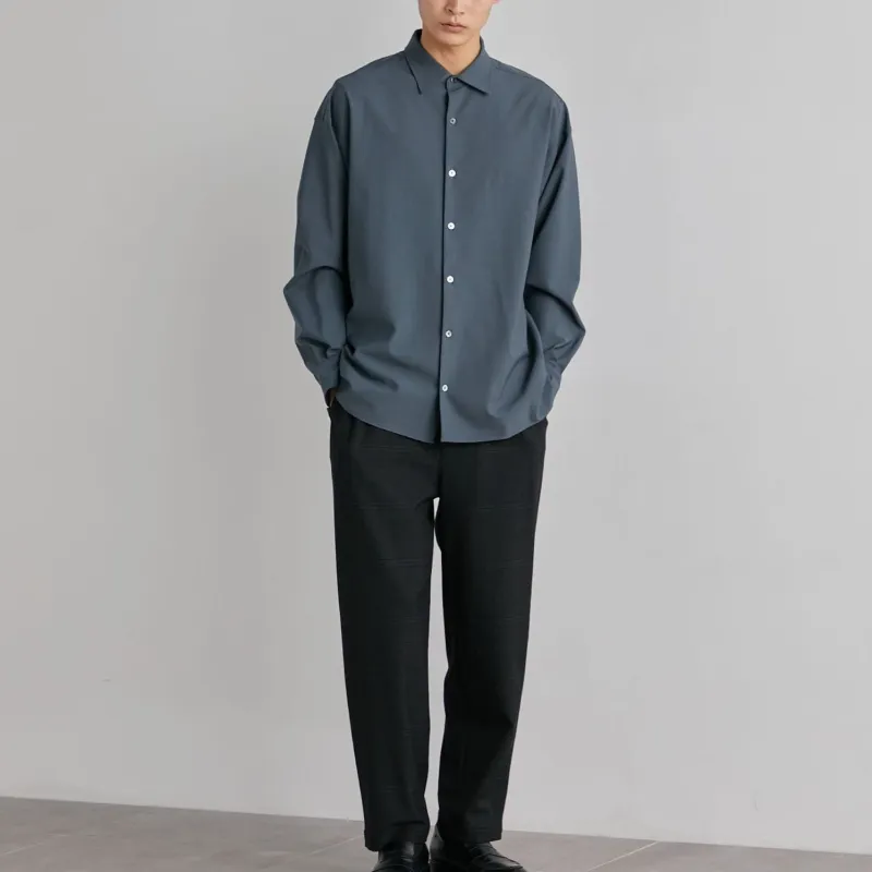 UNITED TOKYO Shirt Men's Blue Gray-1