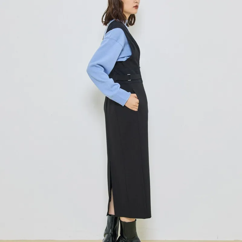 UNITED TOKYO Sleeveless Dress Women's Black-3