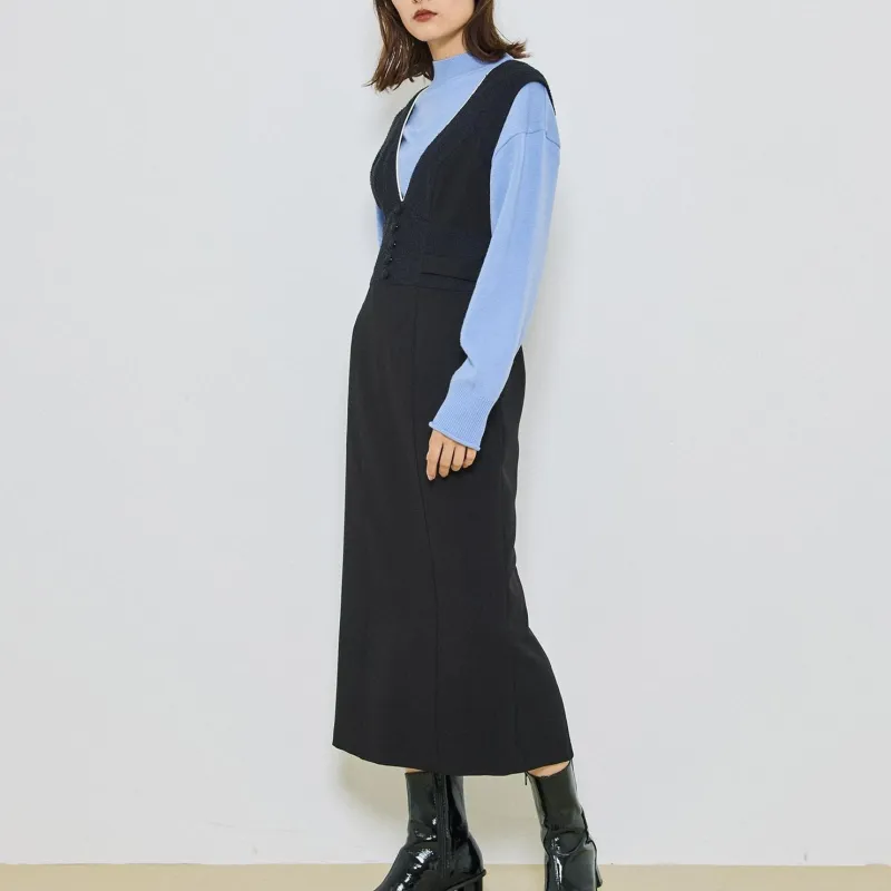 UNITED TOKYO Sleeveless Dress Women's Black-1