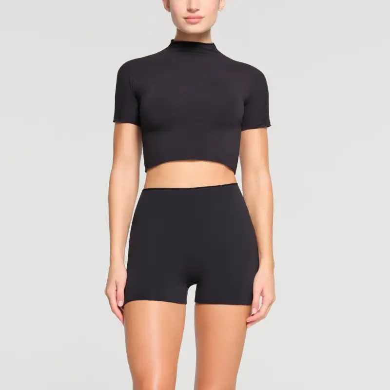 SKIMS SS24 Regular T Shirt Women's ONYX/Onyx Color-1
