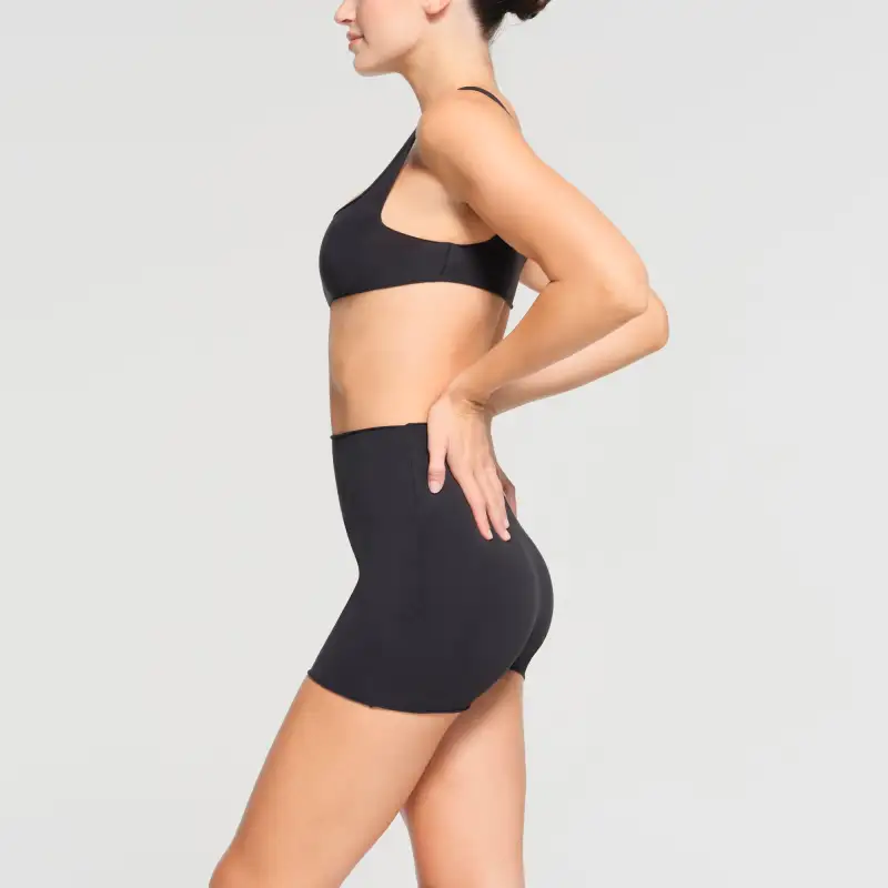 SKIMS SS24 RAW EDGE SHORT Casual Shorts Women's Onyx/Black Agate-2