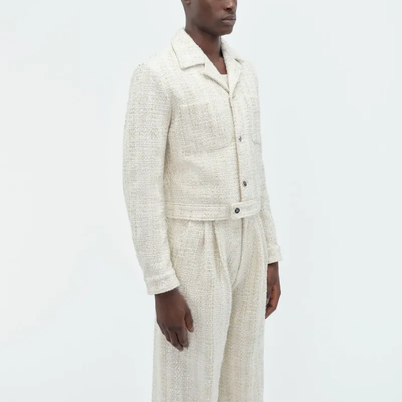 AMIRI Sequin embellished Tweed Jacket-3