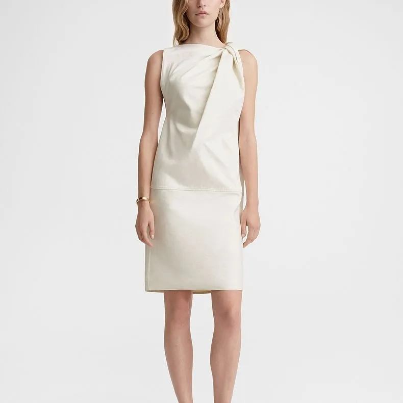 TOTEME Shourlder Twist Midi Dress-2