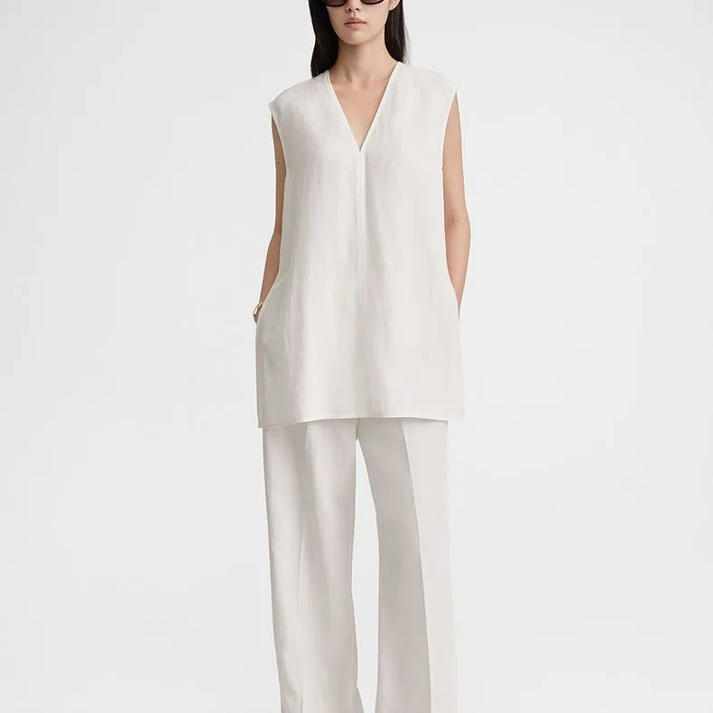 TOTEME V-Neck Sleeveless Vest-1