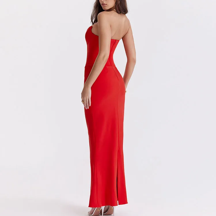 HOUSE OF CB TAMARA Evening Dress Women's Cherry-3