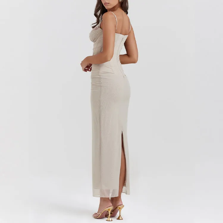 HOUSE OF CB NALINI Slip Dress Women's SAND/Sandy-5