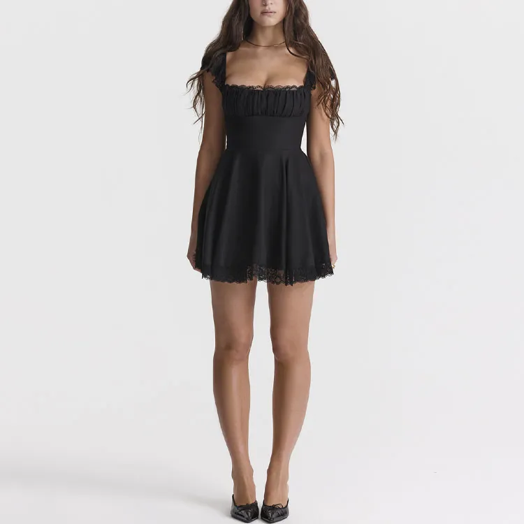 HOUSE OF CB KAIA Short Sleeved Dresses Women's Black-2