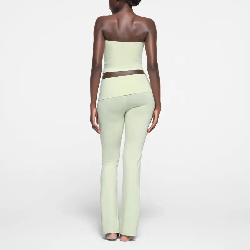 SKIMS COTTON JERSEY TUBE TOP Strapless Top Women's PISTACHIO/Happy Fruit-2