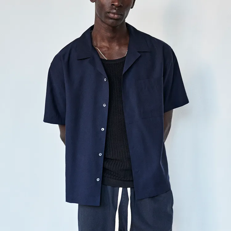 FRAME SS24 Shirt Men's Navy Blue-3