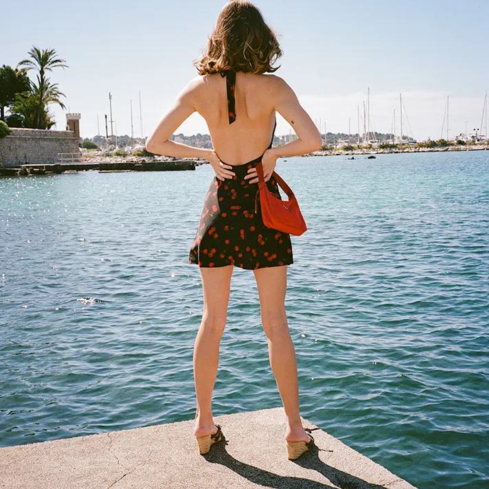 Realisation Par SS24 The Leila Slip Dress Women's Cherie Yeli Cherry-3