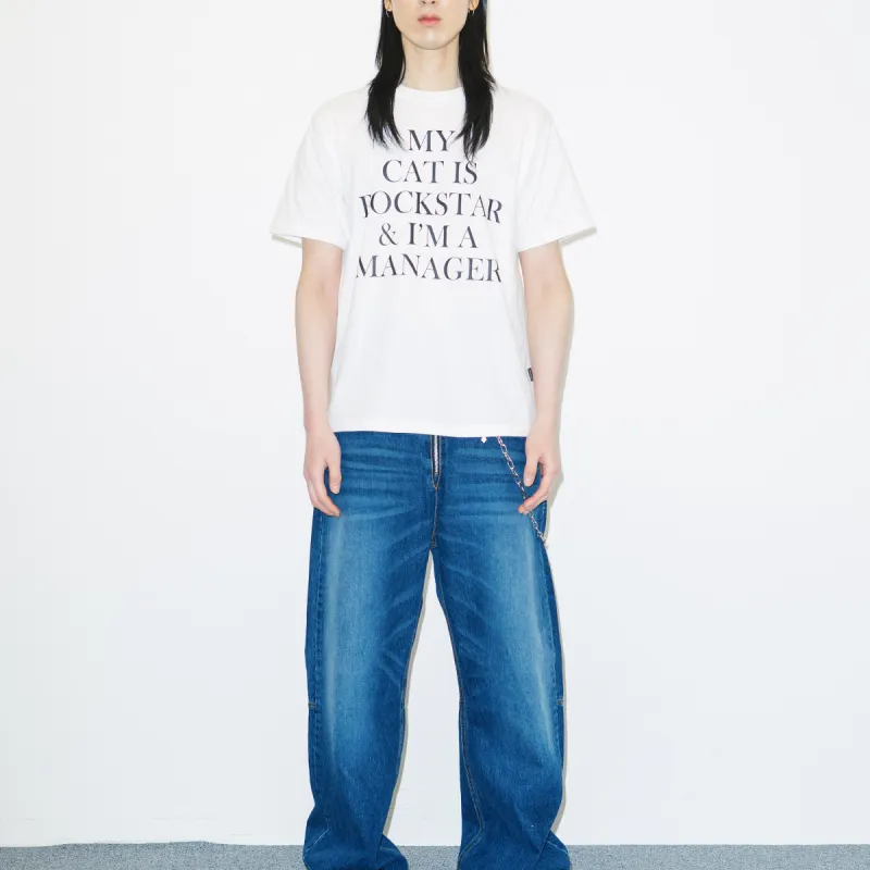 JOEGUSH Big Font Rockstar T-shirt T-Shirt Unisex WHITE/White-2