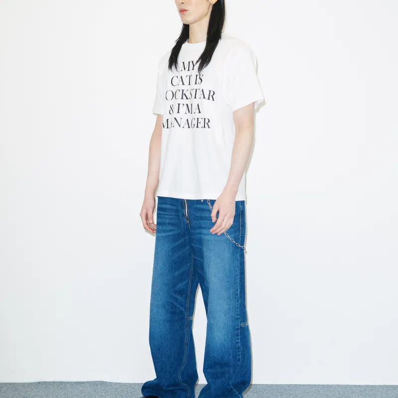 JOEGUSH Big Font Rockstar T-shirt T-Shirt Unisex WHITE/White-4
