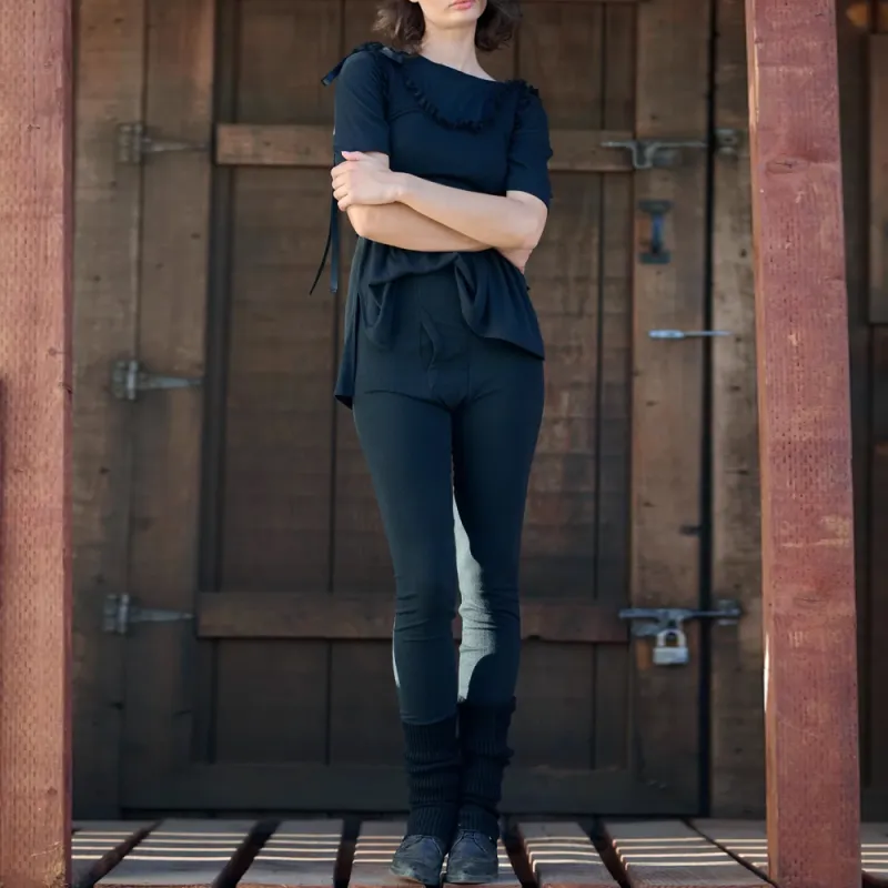 Selkie Collection SS24 Leggings Women's Black-1