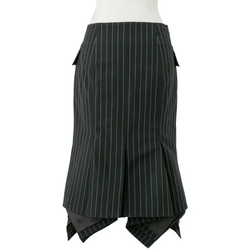 Sacai Casual Long Skirts Women's Black-2