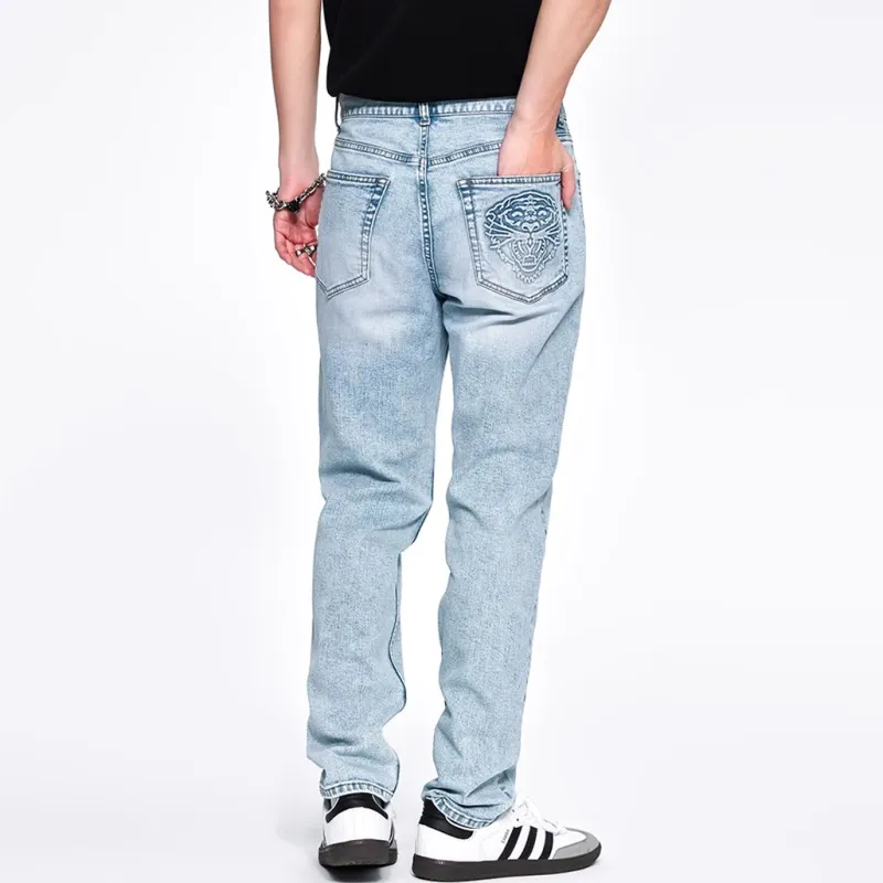 Ed Hardy SS25 Jeans Men's Indigo-3