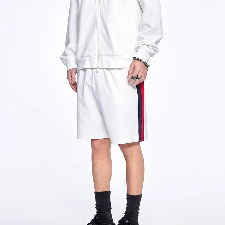 Ed Hardy SS25 Casual Shorts Men's White-4