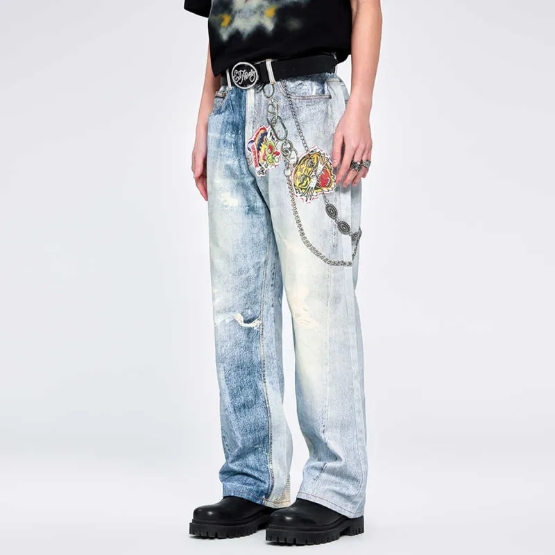 Ed Hardy SS25 Jeans Men's Indigo-4