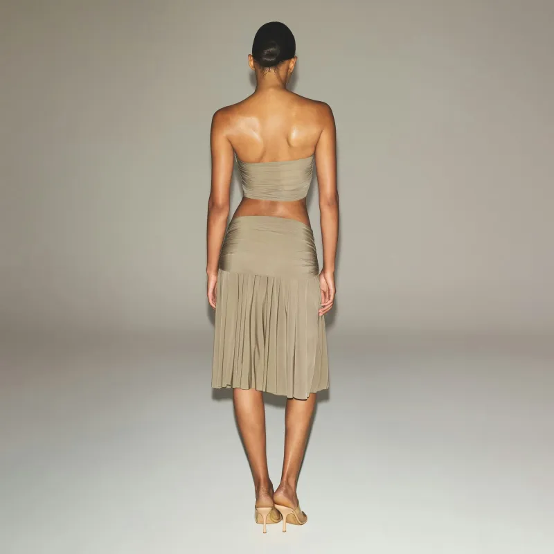 SKIMS SS25 MILKY SHEER CROPPED TUBE TOP Strapless Top Women's-2