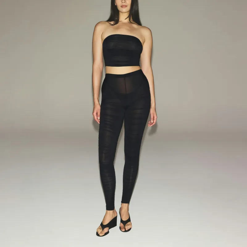SKIMS SS25 MILKY SHEER CROPPED TUBE TOP Strapless Top Women's-1