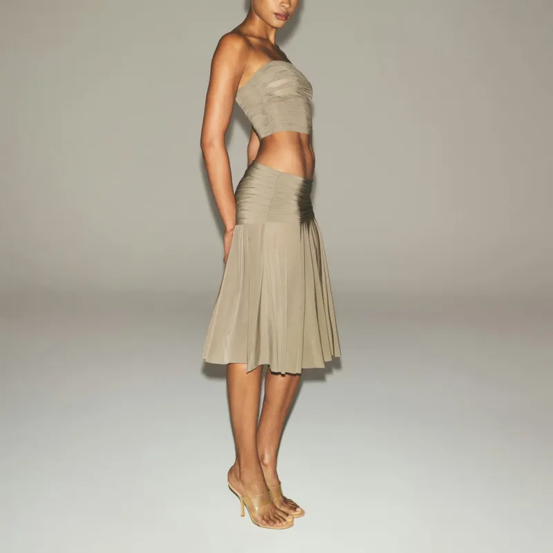 SKIMS SS25 MILKY SHEER CROPPED TUBE TOP Strapless Top Women's-3