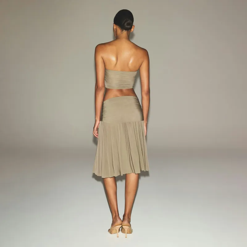 SKIMS SS25 MILKY SHEER MIDI SKIRT Casual Long Skirt Women's-2