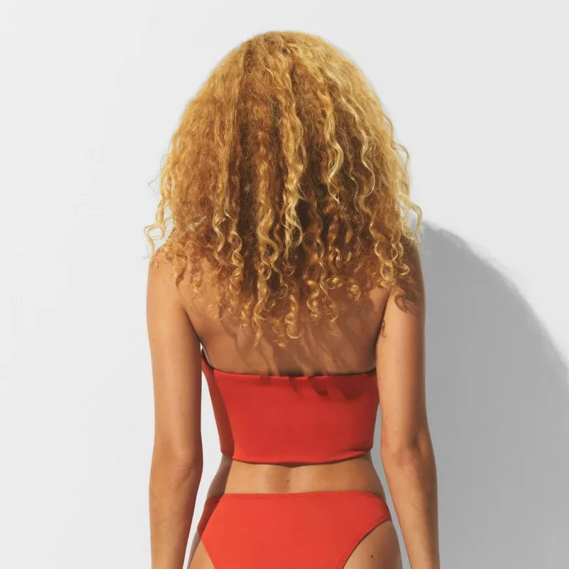 SKIMS SS25 ICONIC SWIM CONVERTIBLE BANDEAU BIKINI TOP Bikini Women's-8
