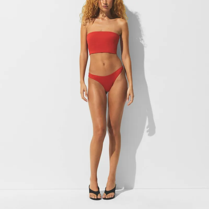 SKIMS SS25 ICONIC SWIM CONVERTIBLE BANDEAU BIKINI TOP Bikini Women's-6