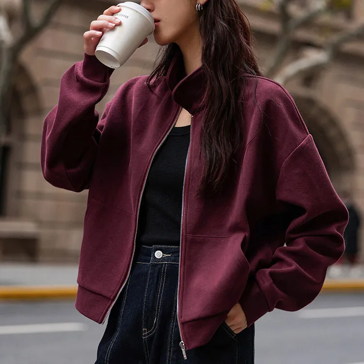Demana Sweatshirt Women's Burgundy-1