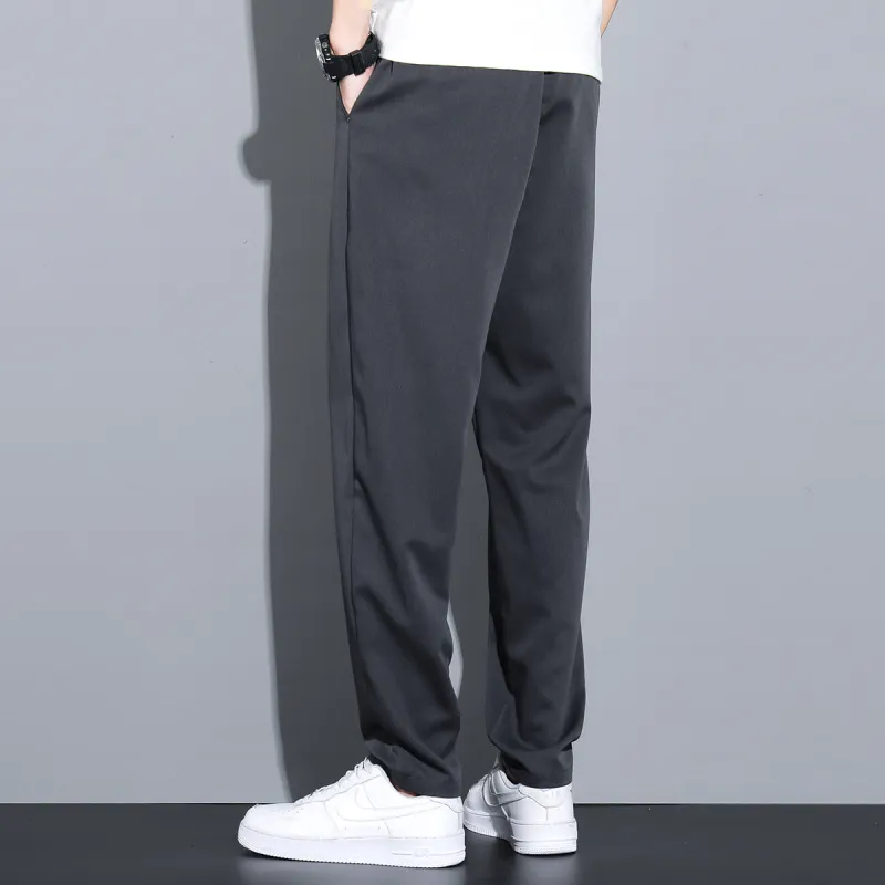 Tonlion Casual Pants Men's Gray Tone-2
