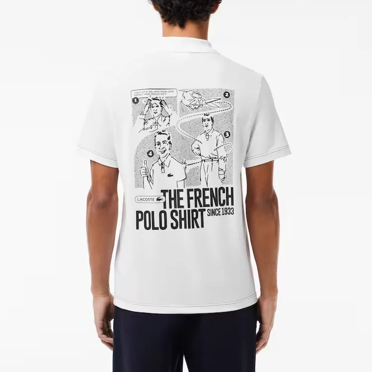LACOSTE Movement Graphic print Polo Shirt-3