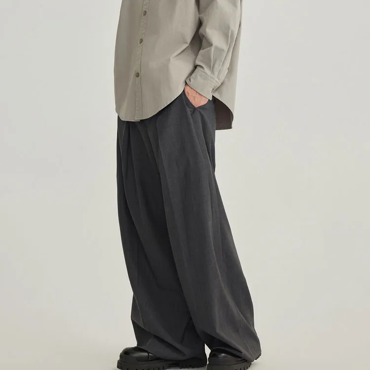 RESIMPLE Suit Trouser Unisex Dark Heather Gray-3