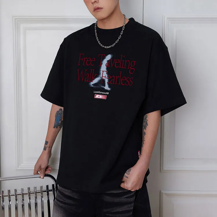 8FF Drop Shoulder Sleeve T Shirt Unisex-4
