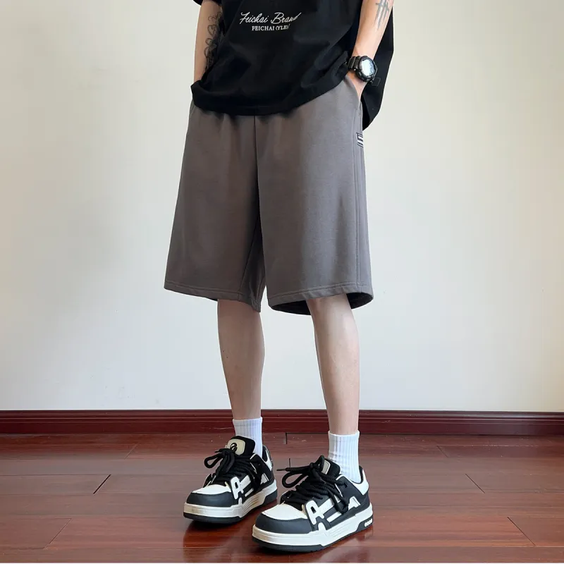 Tonlion Casual Shorts Men's Mist Gray-3