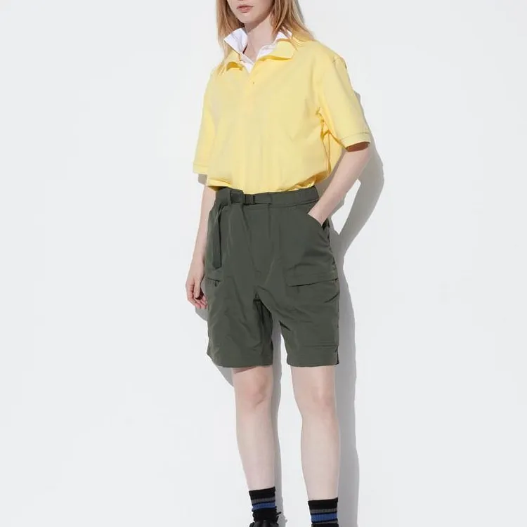 UNIQLO Polo Shirt Unisex Light Yellow-2