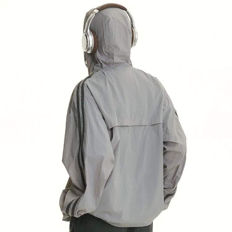 TGNS Sun Protection Clothing Unisex Light Gray-4