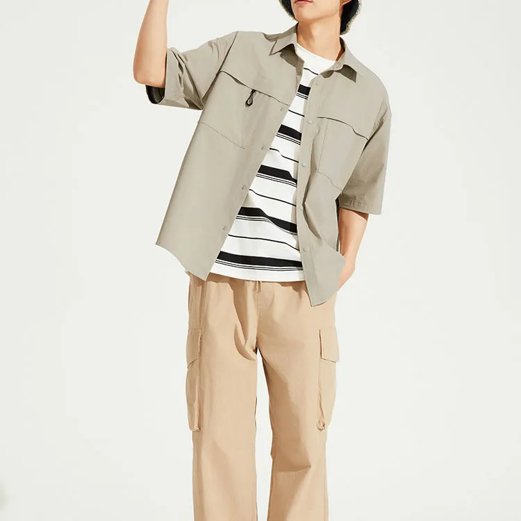 Hotwind Shirts Men 129 Khaki-2