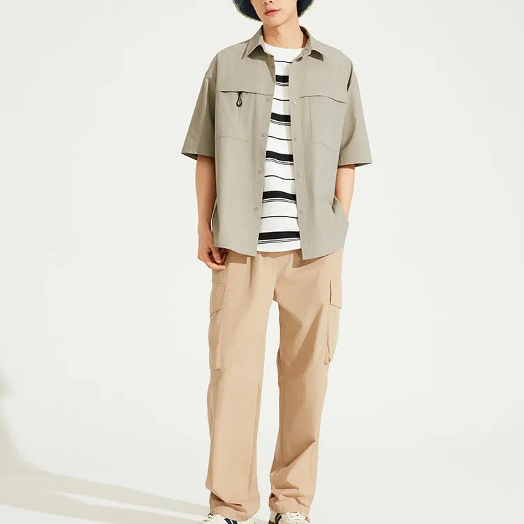 Hotwind Shirts Men 129 Khaki-1